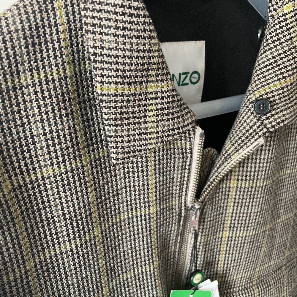 BRAND NEW EMT 420 Kenzo Bomber Jacket Wool Brown Men - Picture 6 of 7